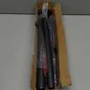 Closet Rod, 17 to 51 Inch 1.3 Inch Diameter Heavy Duty Adjustable Closet Rods for Hanging Clothes Heavy Duty Closet Hanging Rod Metal Black Closet Poles for Wardrobes