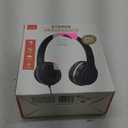 GPX IAH57B Wired Headphones Padded 3-d Accs Swivel Earcups/adjustable Headband