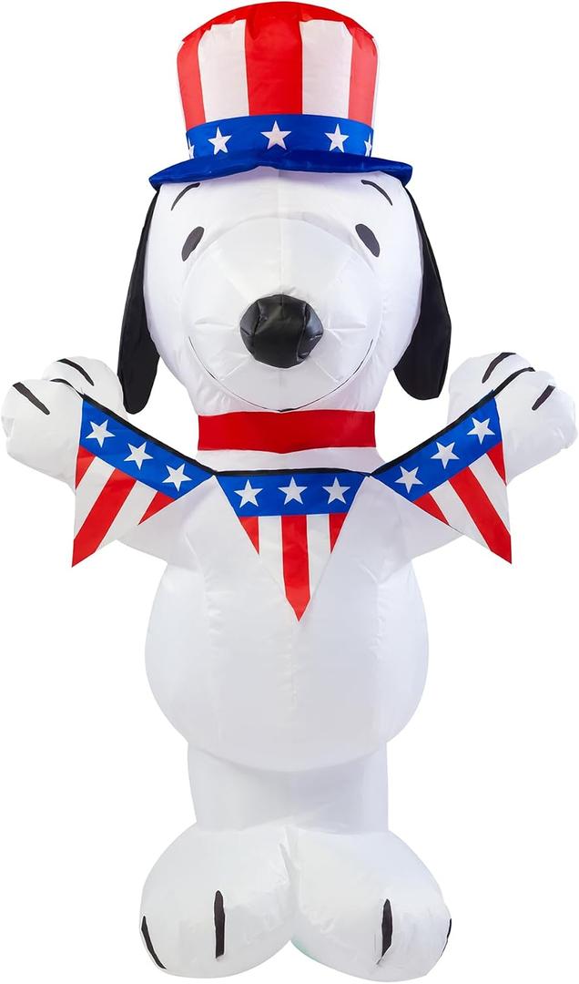 Rubies Peanuts: Snoopy Patriotic Inflatable, 3.5 Feet Tall