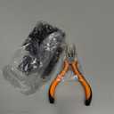 [Upgraded] 79” Black Electroplated Steel Hanging Chain with S-Hooks, Snap Hooks, Ceiling Hooks & Pliers, 33LBS Load Capacity, Adjustable Length for Hanging Bird Feeders, Planters, Lanterns, Billboards