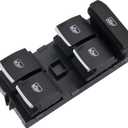 Master Power Window Switch fits for VW Volkswagen Golf GTI MK7 2014-2017.Driver Side Control switches OE:5G0959857C 5GG959857A