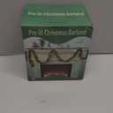 Biswing 15FT Pre-lit Christmas Green Garland Upgrade, Lighted Artificial Pine Garlands with 35 Count Clear Lights, Connectable & Light Up for Indoor Outdoor Home Winter Holiday New Year Decorations (Warm White)