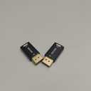 AGVEE 2 Pack Display Port to HDMI 4K@30HZ Adapter, Alloy Shell DP Displayport PC to HDMI Display Coulper Converter, Backward Compatibile with 2K@60HZ 1080P@120HZ Full HDTV, Uni-Directional, Black