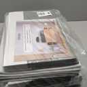 Extra Large Storage Baskets with Lids 8 Pack, 33 QT Blanket Basket for Organizing/ Stackable Decorative Closet Organizers and Storage Box for Clothes Towels/ Toy Organizers Bins with Handles/ 16x12 (White with Grey)