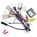 JBL Radio Harness Adapter for Toyota with SWC Reverse Cable, 16Pin Android Car Stereo Wiring Harness with Antenna Adapter for 4Runner Camry Corolla Prius RAV4 Tacoma