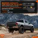 GEARLAST Truck Bed Storage Box Fit for Chevy/GMC Silverado/Sierra 2500/3500HD 2020-2025 Passenger side