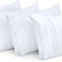 Utopia Bedding Queen Pillow Cases - Pack of 4 - Envelope Closure - Soft Brushed Microfiber Fabric - Shrinkage and Fade Resistant Pillow Covers Queen Size 20 X 30 Inches (White)