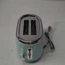 Mueller Retro Toaster 2 Slice with 7 Browning Levels and 3 Functions: Reheat, Defrost & Cancel, Stainless Steel Features, Removable Crumb Tray, Under Base Cord Storage, Turquoise