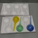 Plant Watering Globes Set of 6 – Large Glass Self-Watering Bulbs (up to 5 Days of Watering) for Indoor & Outdoor Plants – Multicolor