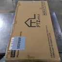 Modern 4 Drawer Dresser for Bedroom, Tall Bedroom Dresser with Large Drawer & Rose Gold Handles, Wooden Storage Organizer Cabinet Chest of Drawer for Closet, Living Room, Hallway, Black