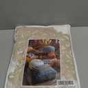 Rectangle Tablecloth Offwhite Farmhouse Elegant Table Cover with Hollow Vintage Lace Border for Christmas Kitchen Home Outdoor Indoor Dining Decor (Beige, 60 x 84 Inches)