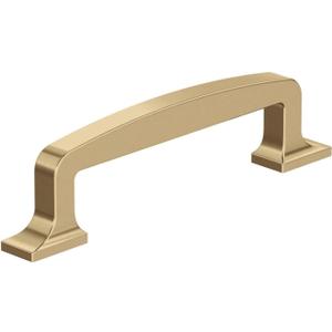 Amerock | Cabinet Pull | Champagne Bronze | 3-3/4 inch (96mm) Center-to-Center Drawer Pull | Westerly | Kitchen and Bath Hardware | Furniture Hardware