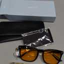 livho High Tech Blue Light Glasses - Advanced 99% Blue Light Blocking Computer Glasses - Anti Eyestrain & UV Glare Protection (*B1 Light Black+Clear)