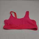 Tempt Me Women Sports Bra Bikini Top Push Up Scoop Neck Bathing Suits Top for Teen Girls, XXL, Red