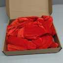 Christmas Decorations - 6 Ft Red Velvet Bow Garland - Xmas Decor for Mantel Fireplace Shelf Cabinet Stand Door Window Frame Bedroom Living Room Home Entryway Indoor Holiday Decoration