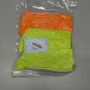 Women's Neon Scrunch Crew Socks 80s 90s Retro 3-Pack Cotton Stacked Boot Calf Cozy Ribbed Slouchy Socks Size 5-10 (1-white/Neon Green/Neon Orange)