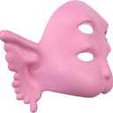 3 x Pink Cosplay Therian Masquerade Half Face Mask DIY Fantastic Cry Baby Mask Costume For Halloween