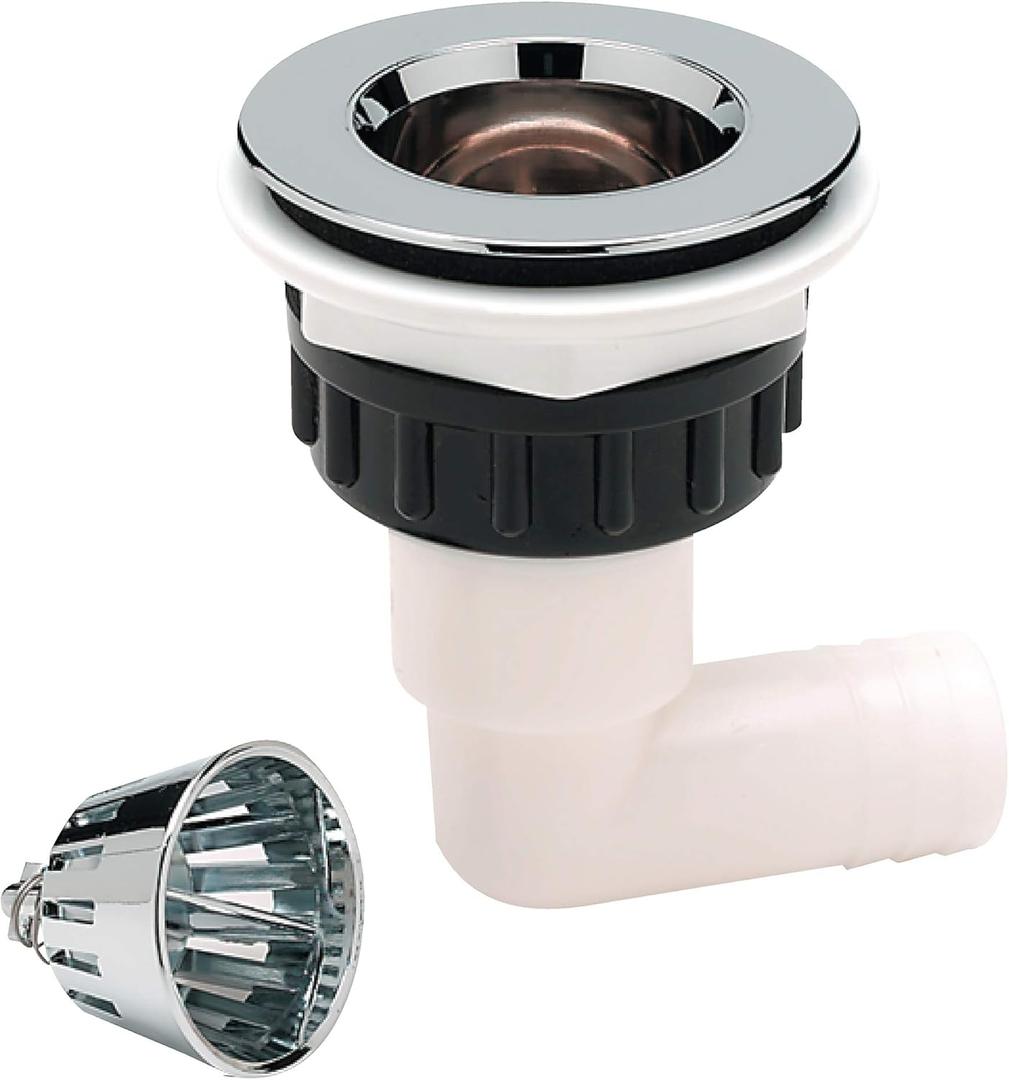 Forespar Drain Fitting (2" drains) 90 Degree for 1" Hose Forespar Drain Fitting (2" drains) 90 Degree for 1" Hose