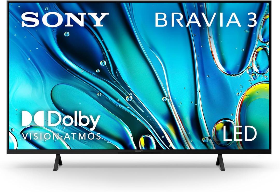 Sony 50-Inch Class 4K Ultra HD BRAVIA 3 LED Smart TV with Google TV, Dolby Vision HDR, and Exclusive Features for PlayStation5 (K-50S30)