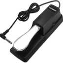 Sustain Pedal for Keyboard Universal, Premium Sustain Pedal, Piano Pedal for Keyboard with Polarity Switch for MIDI Keyboards, Digital Pianos, Yamaha, Casio and More, 1/4'' Input Plug by karmiero