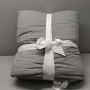UGG Leonora Comforter Set with 2 Pillow Shams Lightweight Down Alternative Blanket Reversible Cozy Warm All Season Washable and Hypoallergenic Bedding Set, Full/Queen, Light Grey (Silver)