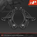 A-Premium 2 x Front Lower Control Arms, with Ball Joint & Bushing, Compatible with Jeep Renegade 2015-2023 & Fiat 500X 2016-2023