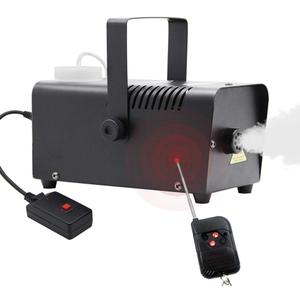 ATDAWN Halloween Fog Machine, Professional Wireless Remote Control Portable Smoke Machine for Holidays Parties Weddings - Quick Generation of Huge Fog 1500 CFM, with Fuse Protection - Metal Black