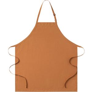 Full-Length Bib Apron with Adjustable Neck Strap  Durable & Easy-Care Chef Apron for Kitchen, Restaurant & Caf (Pecan)