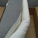 Leg Elevation Pillow,Memory Foam Sleeping Support Pillow, Dual Layer Bed Wedge Pillow for Legs, Knee Wedge Pillow, Removable Washable Cover