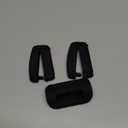 YONZEE 5-Pack Silicone Car Seat Belt Buckle Covers  Anti-Scratch, Noise Reduction & Buckle Protection  Universal Fit for Cars, SUVs, Trucks (Black)