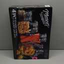 Mason Craft and More 4 Piece Set Glass Clamp Jar Storage Kitchen Craft Set