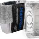 100 Pack Blackstone Grease Cup Liners, Grease Catcher Liner, Aluminum Foil Drip Pan for 28 and 36 inch Blackstone Griddle