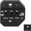 JRready ACT-16DT Crimp Die for Open Barrel Crimping Tool ACT-LY Frame, Deutsch DTM Connector Pin Crimp Die for Size 16 Stamped Contacts(14-18AWG)