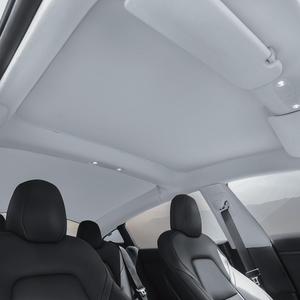 VION Tesla 2023-2021 Model 3 Roof Sunshades - Precision Fit, No Sagging, Full Blackout (Only Compatible with The 2023-2021 Model 3 Made in The US Factories)