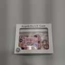 Inesore for AirPods Pro 2nd Generation Case Cover with Lock, Flowers Cute AirPod Pro 2 Case Hard iPod Pro Cases for Women Girls with Cleaner Kit for AirPod Pro Cases (2023 USB-C /2022/2019) - Pink