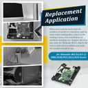 Compatible with Nintendo Wii Disc Drive for Nintendo Wii D4/D3-2/DMS/D2B/D2C/D2A/D2E Series DVD Drive Replacement Acccessories Part with Repair Tools