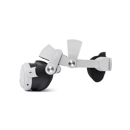 GOMRVR Adjustable Halo Head Strap Accessories Compatible Oculus/Meta Quest 3/Quest 3S Head Strap Accessories Enhanced Support Reduces Stress on VR Headset
