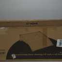 VIVOHOME Polycarbonate Window Door Awning Spliced Canopy Brown with Black Bracket 40 Inch x 40 Inch
