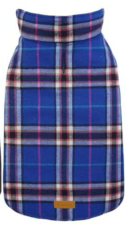 Kuoser Warm Dog Coat, Waterproof Dog Jacket for Extra Large Dogs, Adjustable Durable XL Doggie Winter Coat Reversible Cozy Puppy Cold Weather Apparel from Small to Large Breed, Navy XL