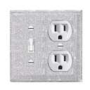 Shiny Silver Rhinestones Wall Plates Light Switch Cover Plate Decorative Switch Plates And Outlet Covers Wall Plate Bling Wall Plate Covers