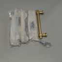 Asidrama 10 Pack 5 Inch(128mm) Brushed Gold Kitchen Cabinet Handles, Cabinet Pulls Kitchen Cabinet Hardware for Cupboard Drawer Pulls (5" Hole Center)