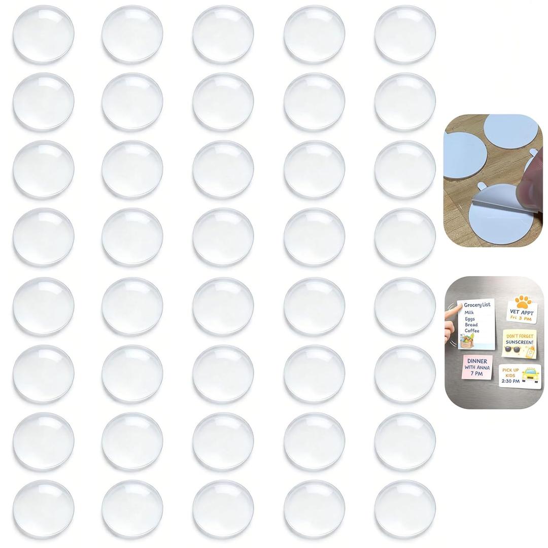 2 x Double Sided Tape 40pcs Dots Adhesive Tape Tacky Putty, Clear Tack Sticky Putty, No Trace, for Fridge Stickers, Fixing Office Ornaments, Pasting DIY Crafts, Festival Decorations Accessories