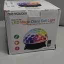 Colorful Rotating Magic Ball Light, Plug in Mini Light Up Spinning DJ Disco LED Ball Strobe Lamp Bulb for Party Dance Room Atmosphere with Motor Sockets