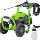 Greenworks 3000 PSI Pressure Washer (2.0 GPM Max) with Foam Cannon  Easily Remove Dirt and Grime on Siding, Fences, Patios,