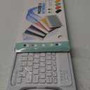 Bluetooth Keyboard & Mouse Combo, QWERTY Layout, 10 inch Ultra-Slim Wireless Keyboard, Lag-Free, Silent Keyboard Compatible with iPhone iPad Computer Tablet Keyboard