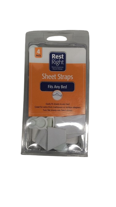 REST RIGHT Sheet Straps 4 Pack