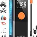 Tire Inflator Portable Air Compressor - 150PSI & 20000mAh Battery, 12V Mini Air Pump for Car Tires, 6X Tire Pump with Pressure Gauge, Auto Shut-off, Motorcycle, SUV, Bike, Bicycle, Balls
