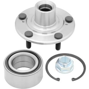 BR930575K - Front Wheel Hub Bearing Repair Kit Compatible with 2006-2015 Honda Civic, 2004-2008 Acura TL, 2003-2007 Honda Accord, 2004-2008 Acura TSX, 2013-2015 Acura ILX, 2007-2010 Honda Element