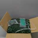 NETAP Grass Wall Panels, 10"x 10"(12pcs) 4-Layer Artificial Boxwood Faux Green Wall for Interior, Garden Party Wedding Backdrop, Indoor Outdoor Plant Wall Decor