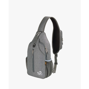 WATERFLY Crossbody Sling Backpack Sling Bag Travel Hiking Chest Bag Daypack